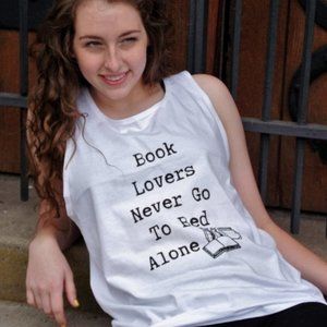 Book Lover Tank Top. New. Unisex Sizing.
